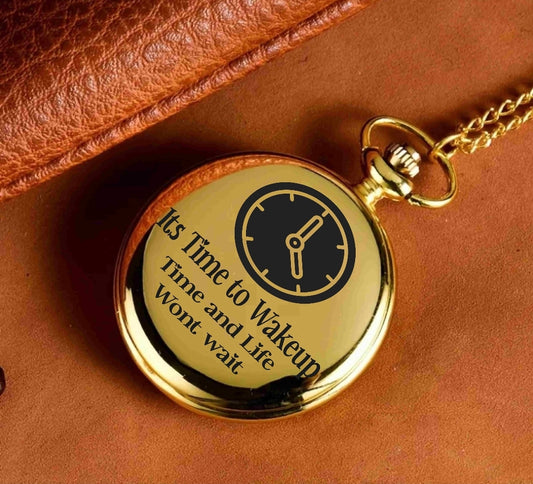 Personalised engrving vintage style pocket watch