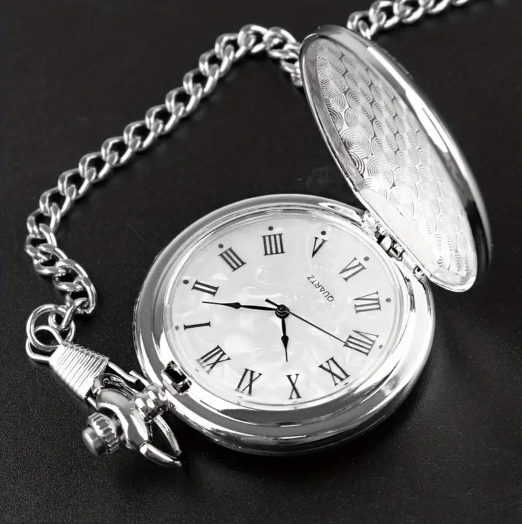 Personalised engrving vintage style pocket watch