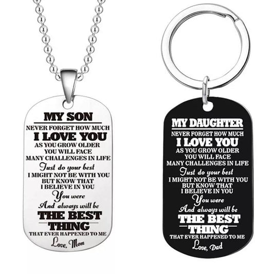 Stainless Steel Keyring Tag Personalised Text,Date,memory, Keyring Gifts Grandad Grandma