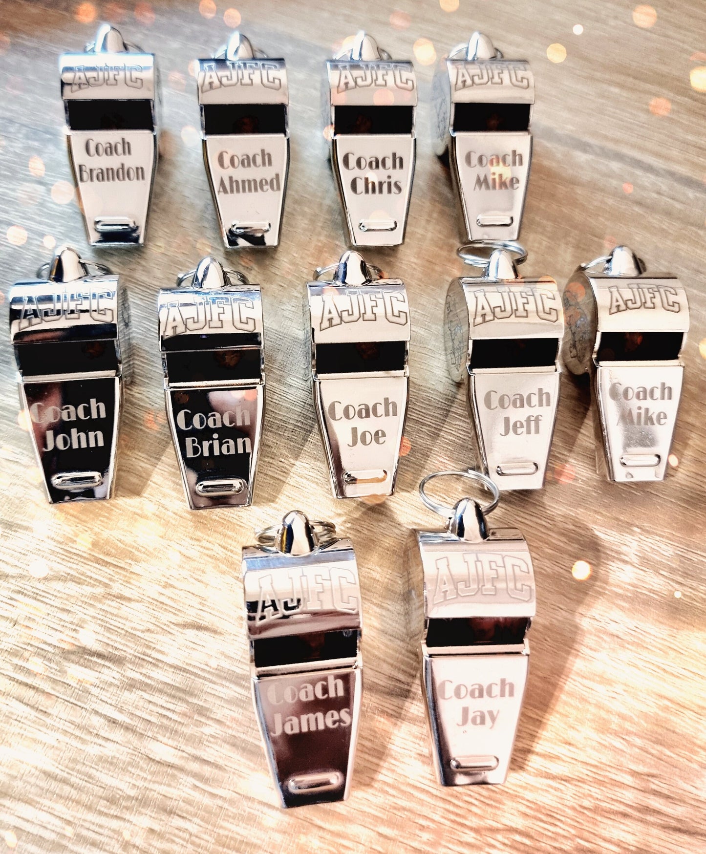 Personlised Pure Brass High volume Loud Whistle Engraving, Sports whistle,Best Coach,Best Team,Text Photo,Logo Engraving Memory Gifts